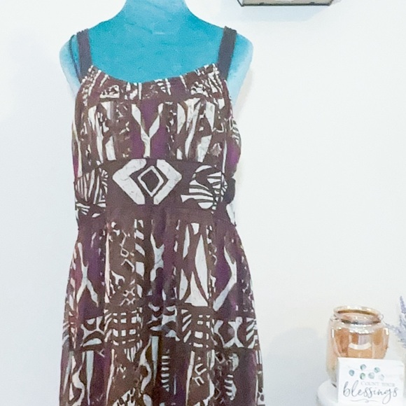 Jones New York Geometric Print Dress, Vibrant Tribal Pattern, Size 14-Bold Style - Picture 4 of 15